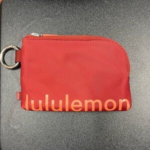 Lululemon Red & Orange Wallet